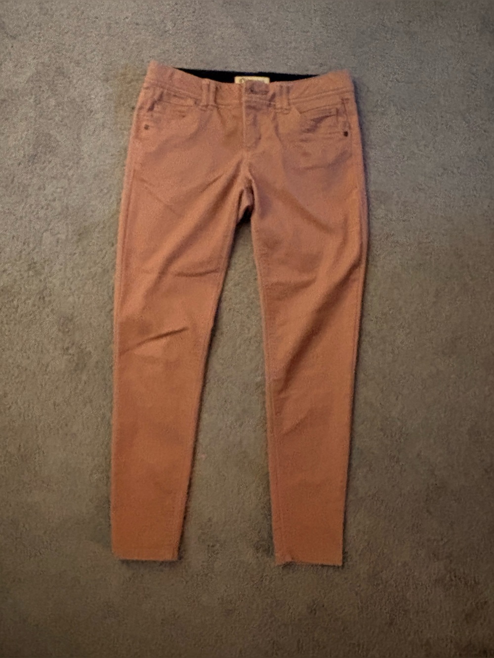 Women’s High-Rise Skinny Jeans in Salmon/Pink